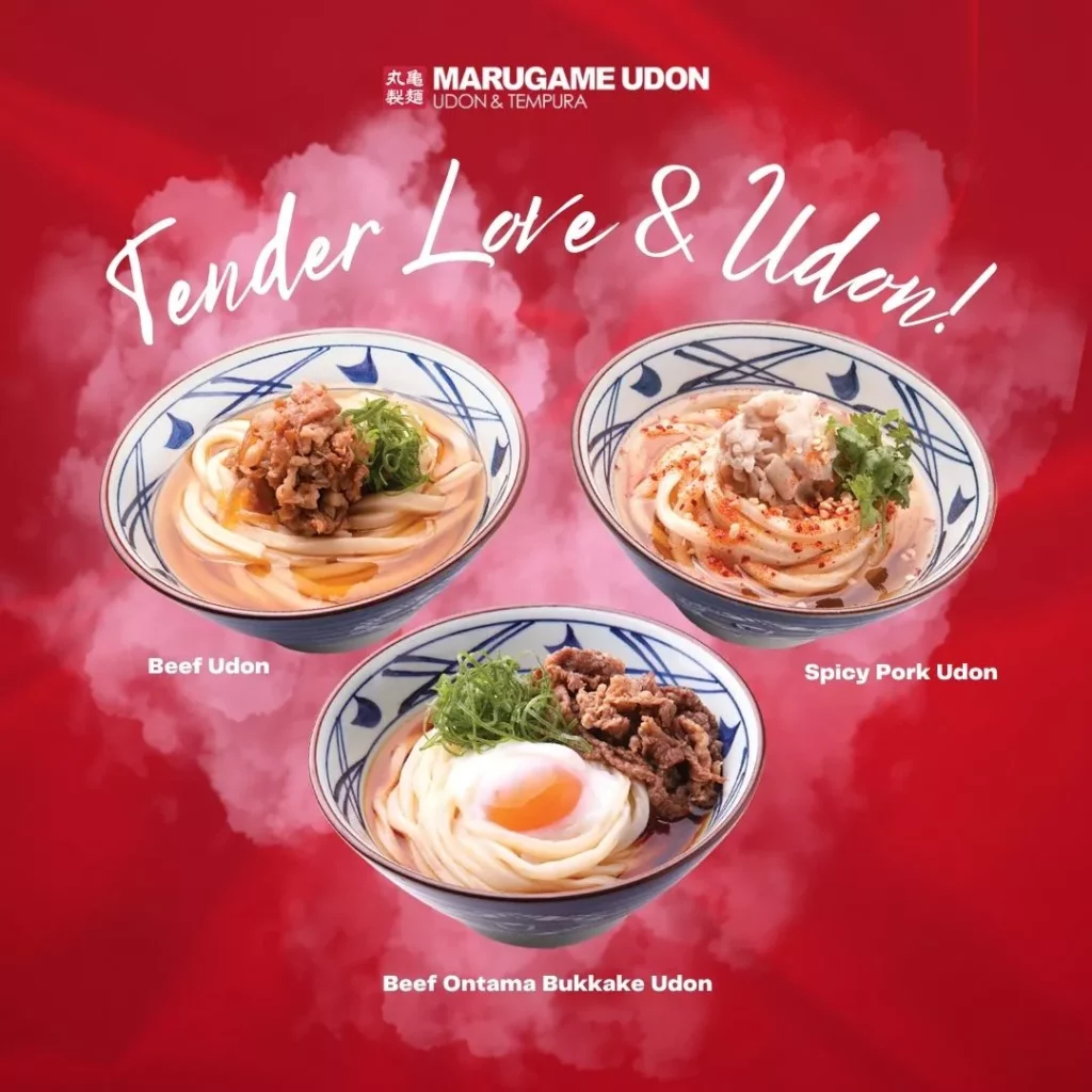 Marugame Udon Menu Items