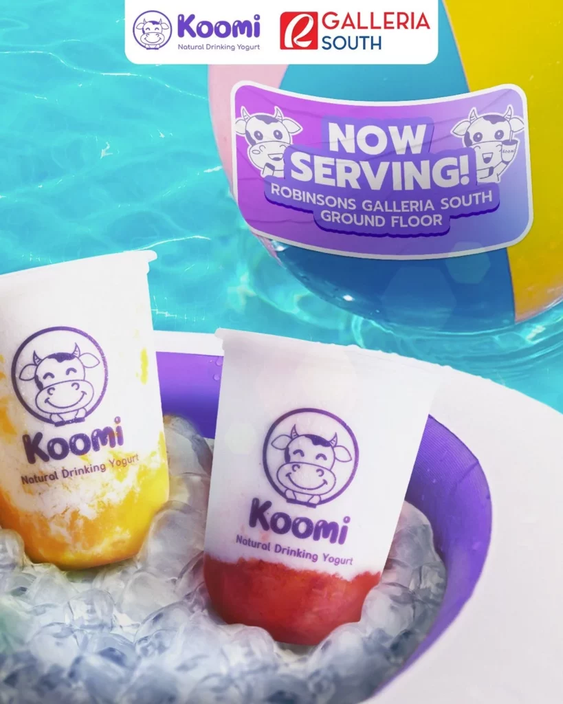 koomi Menu Items