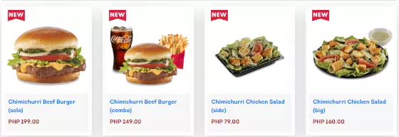 Wendy's Chimichurri Prices