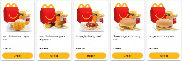 Mcdo Happy Meals