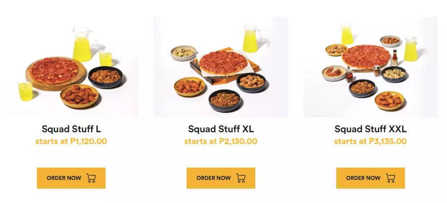 Yellow Cab Pizza Co. Group Bundles