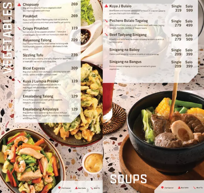 Kuya J Philippines Menu Prices Updated 2025