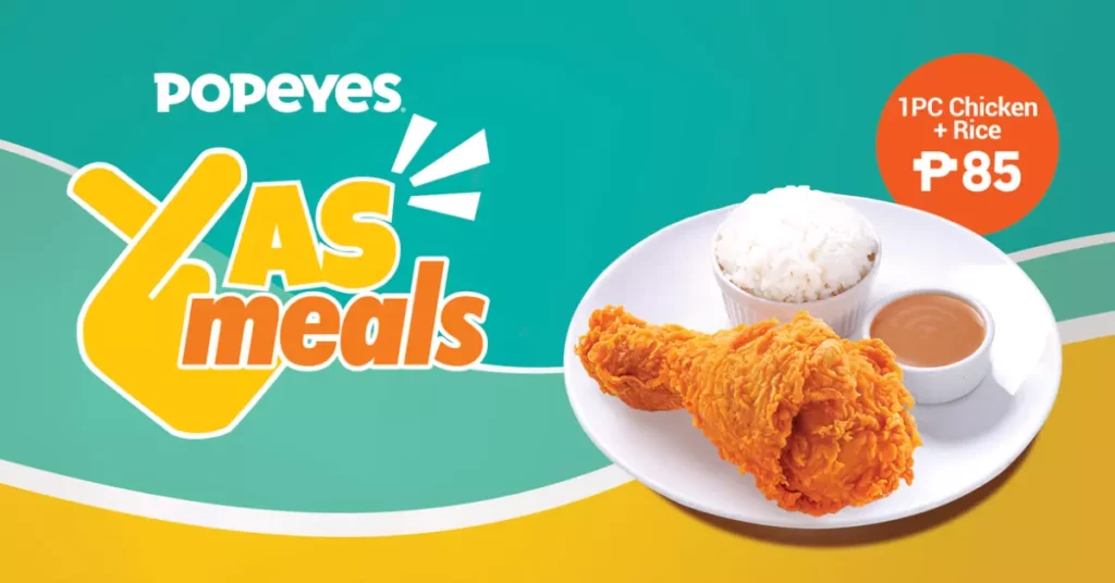 popeyes menu