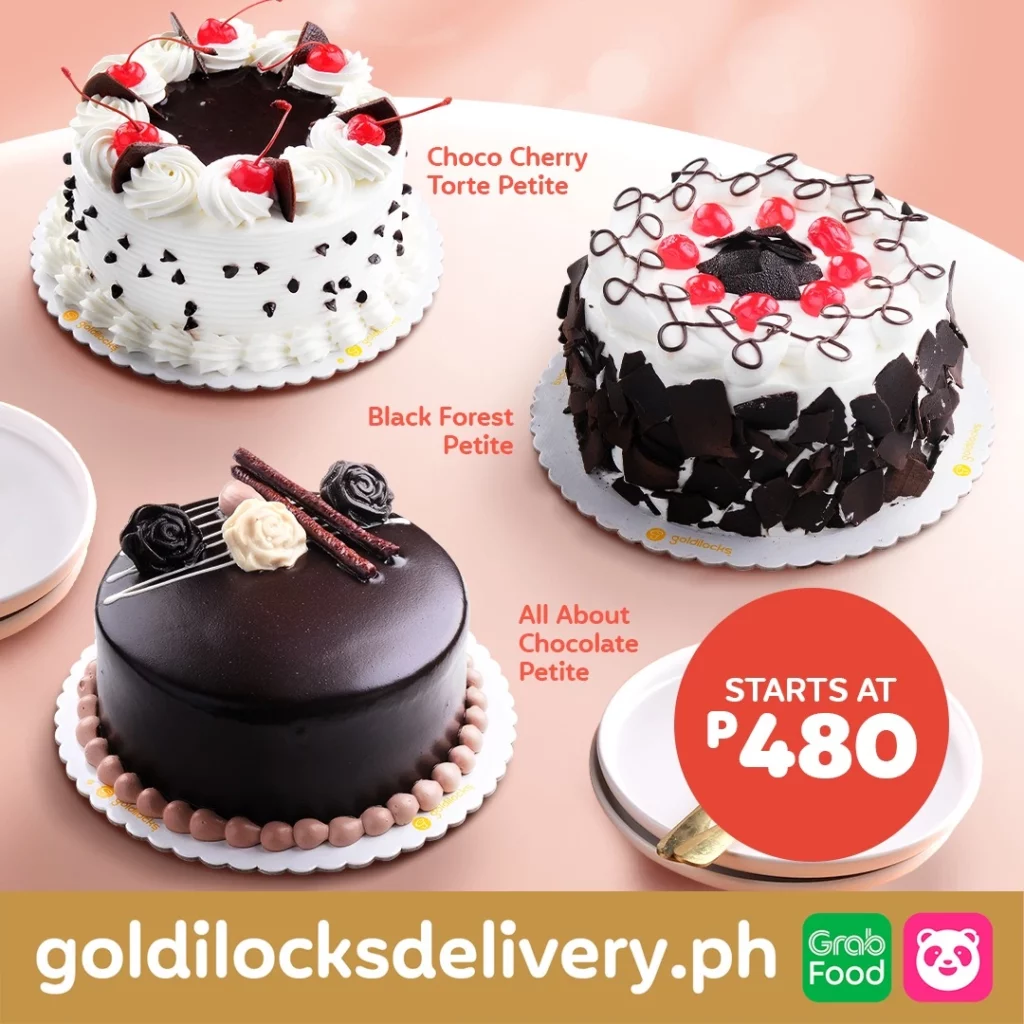 Goldilocks Cakes Menu