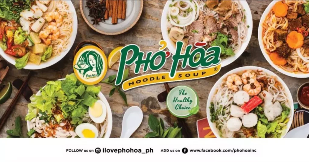 Pho Hoa Menu