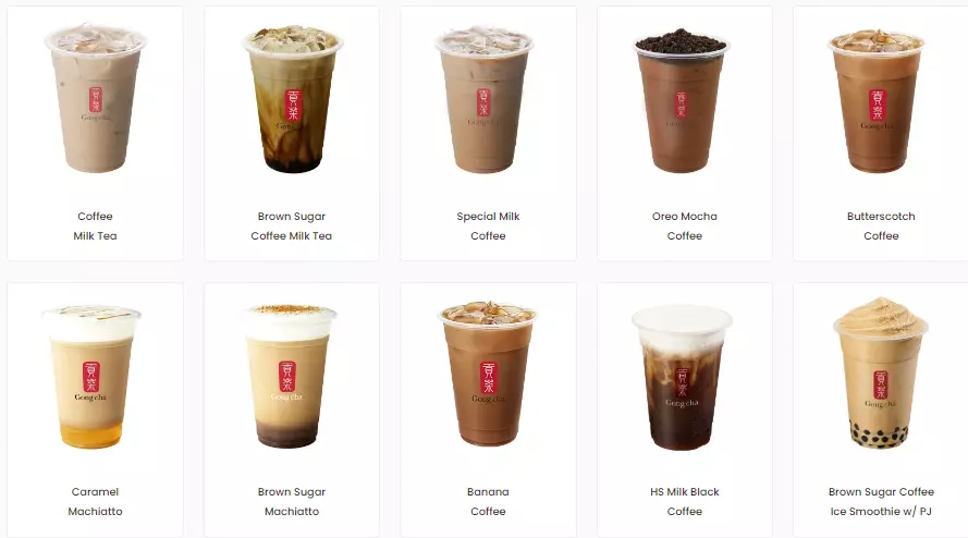 Gong Cha Philippines Coffee Specials