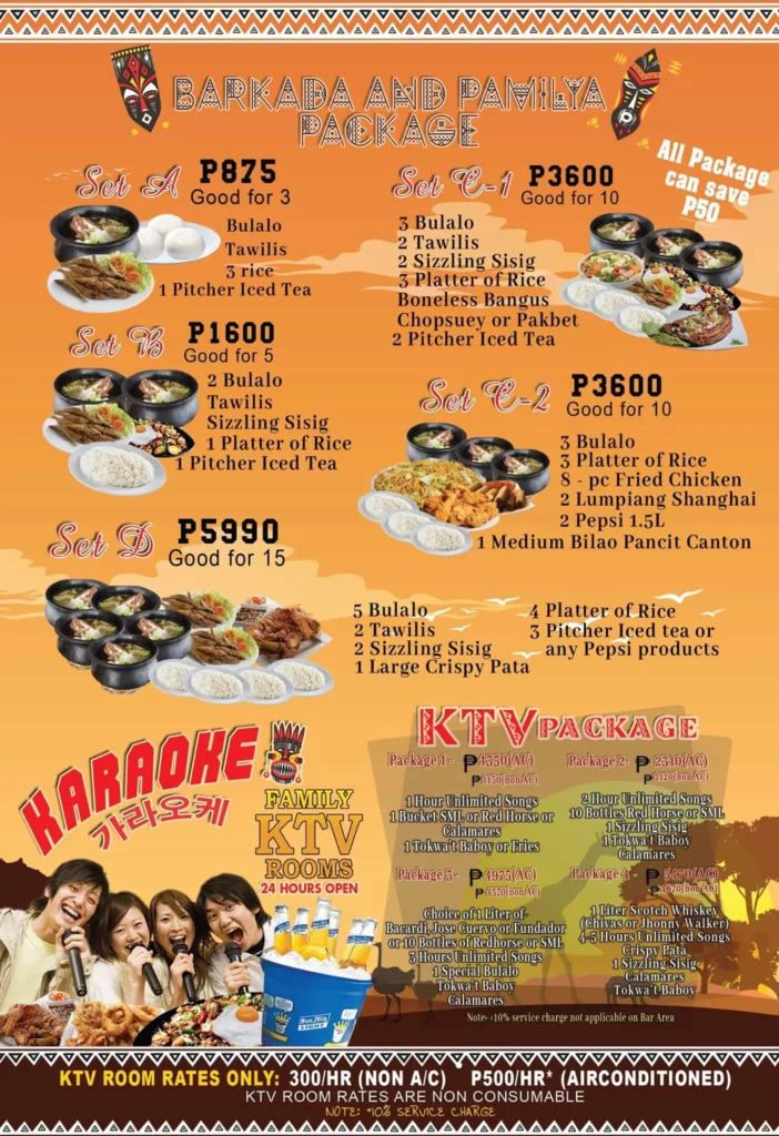 Menu Bulalo Capital