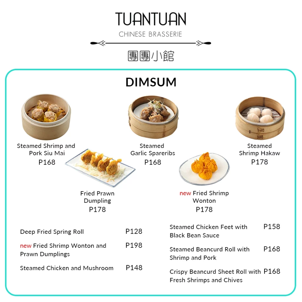  tuan Tuan Dimsum Prices