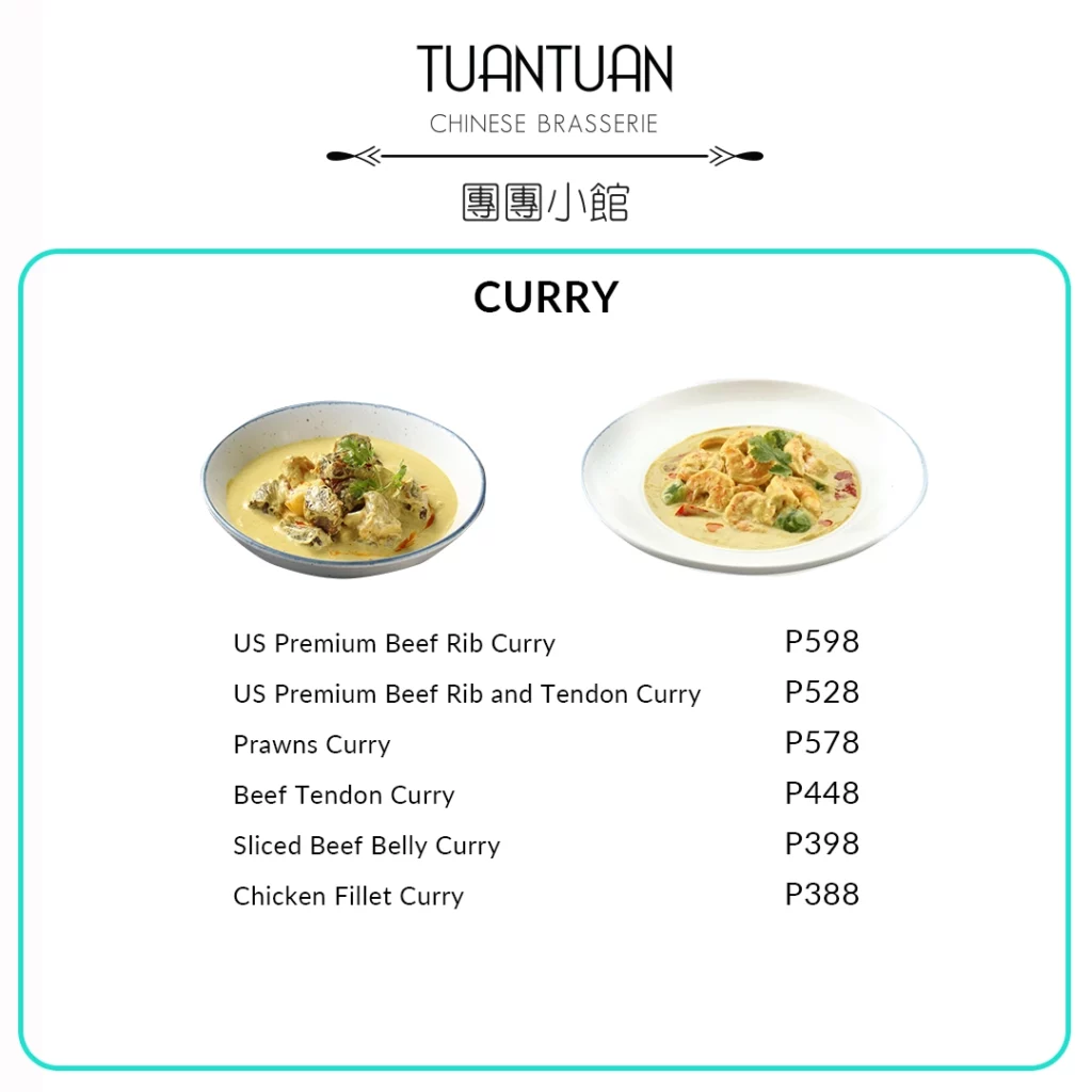 tuan Tuan menu curry