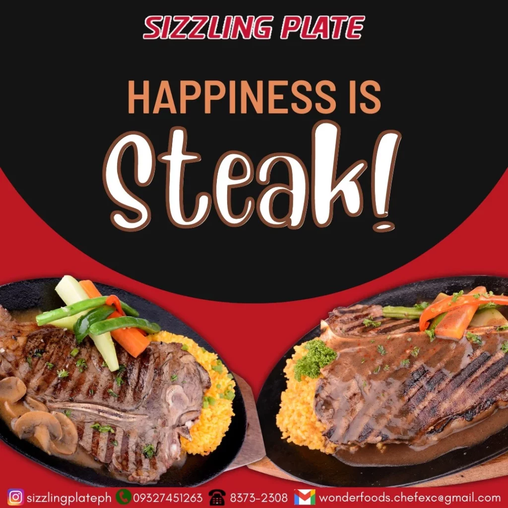 Sizzling plate ph Menu