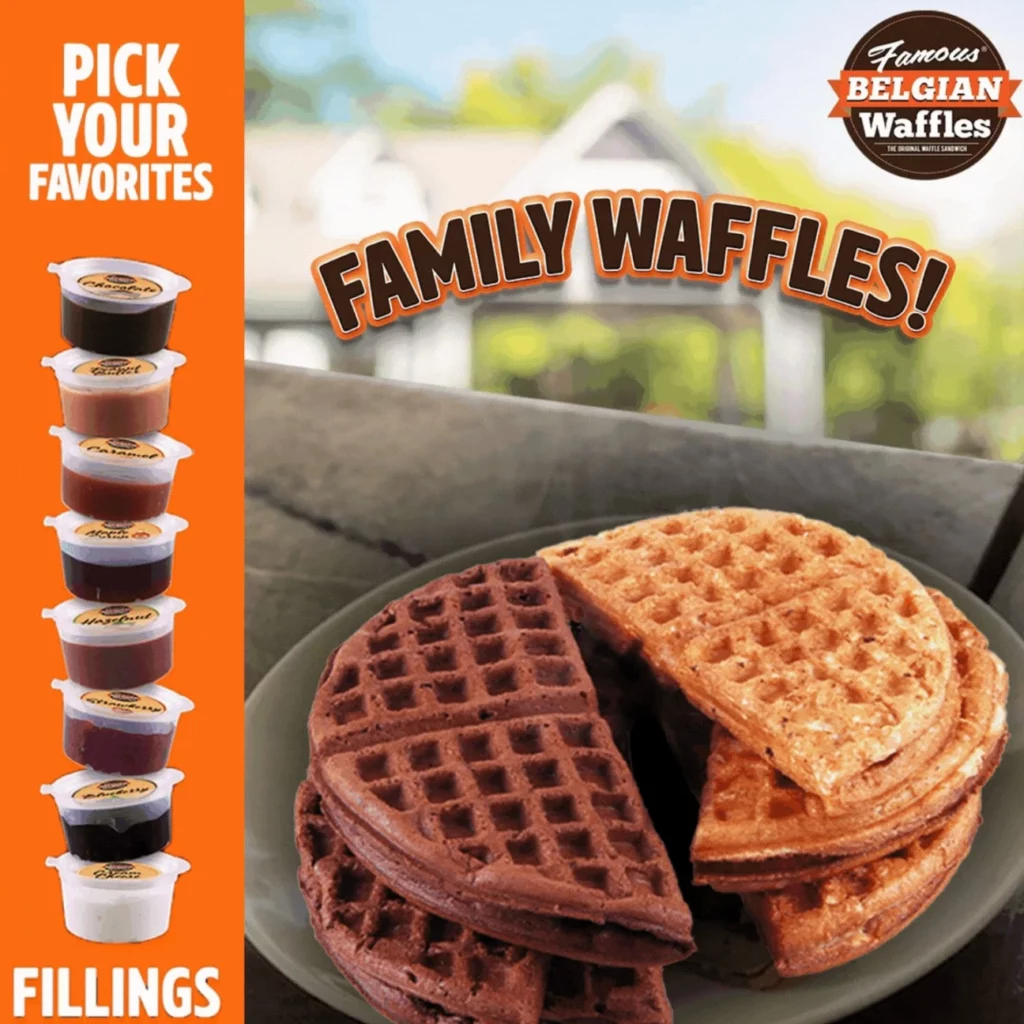 Famous Belgian Waffles Menu