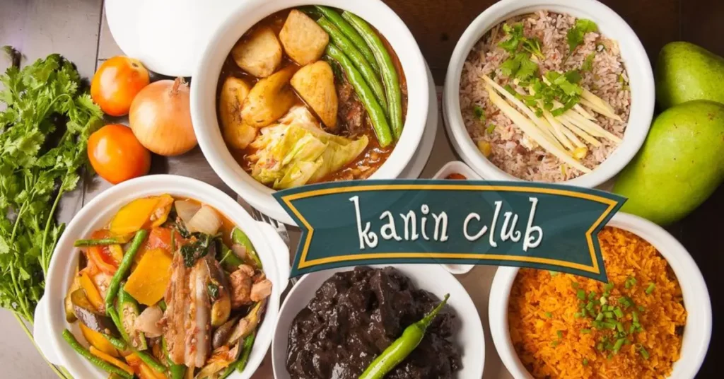 Kanin Club Menu