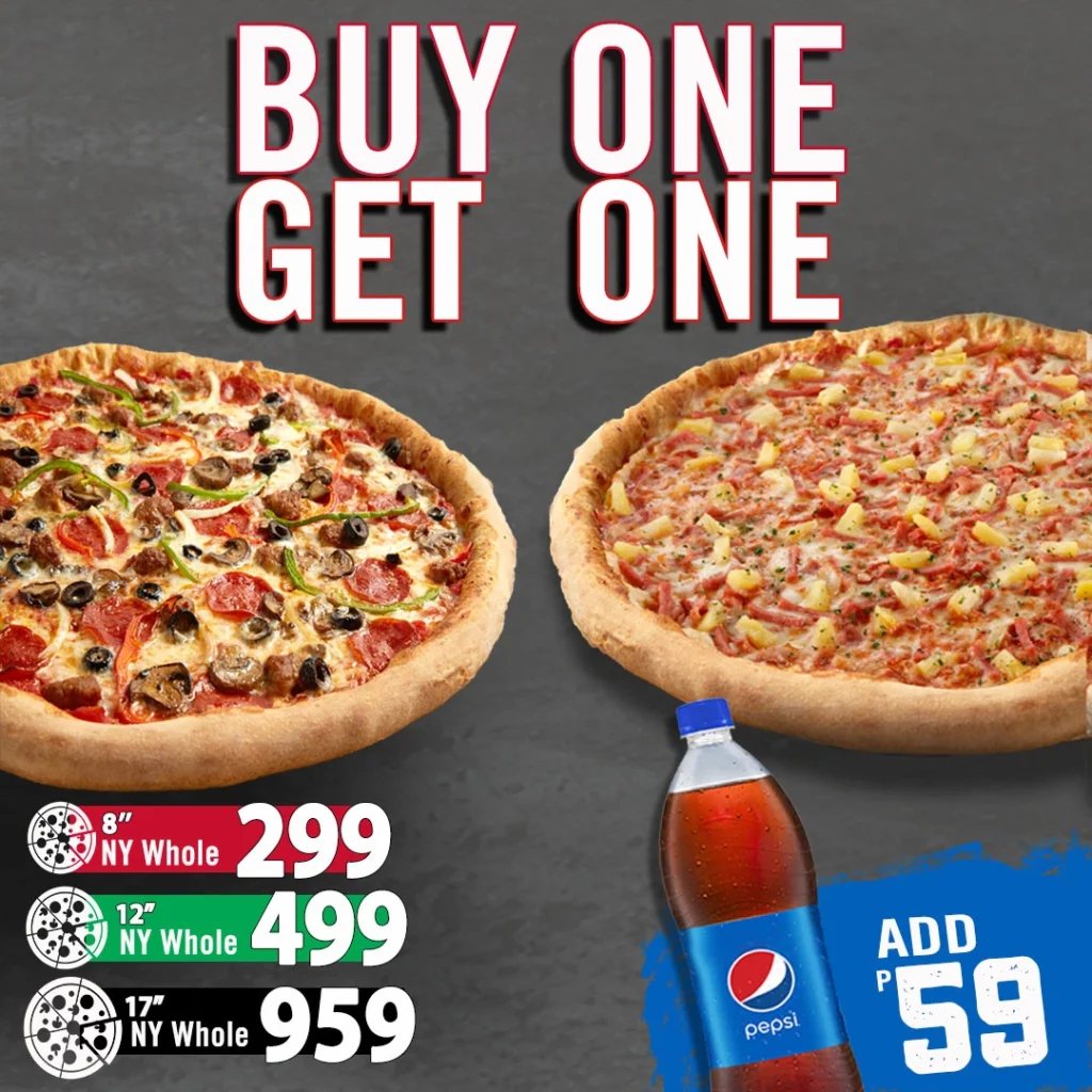 sbarro buy one get one offer