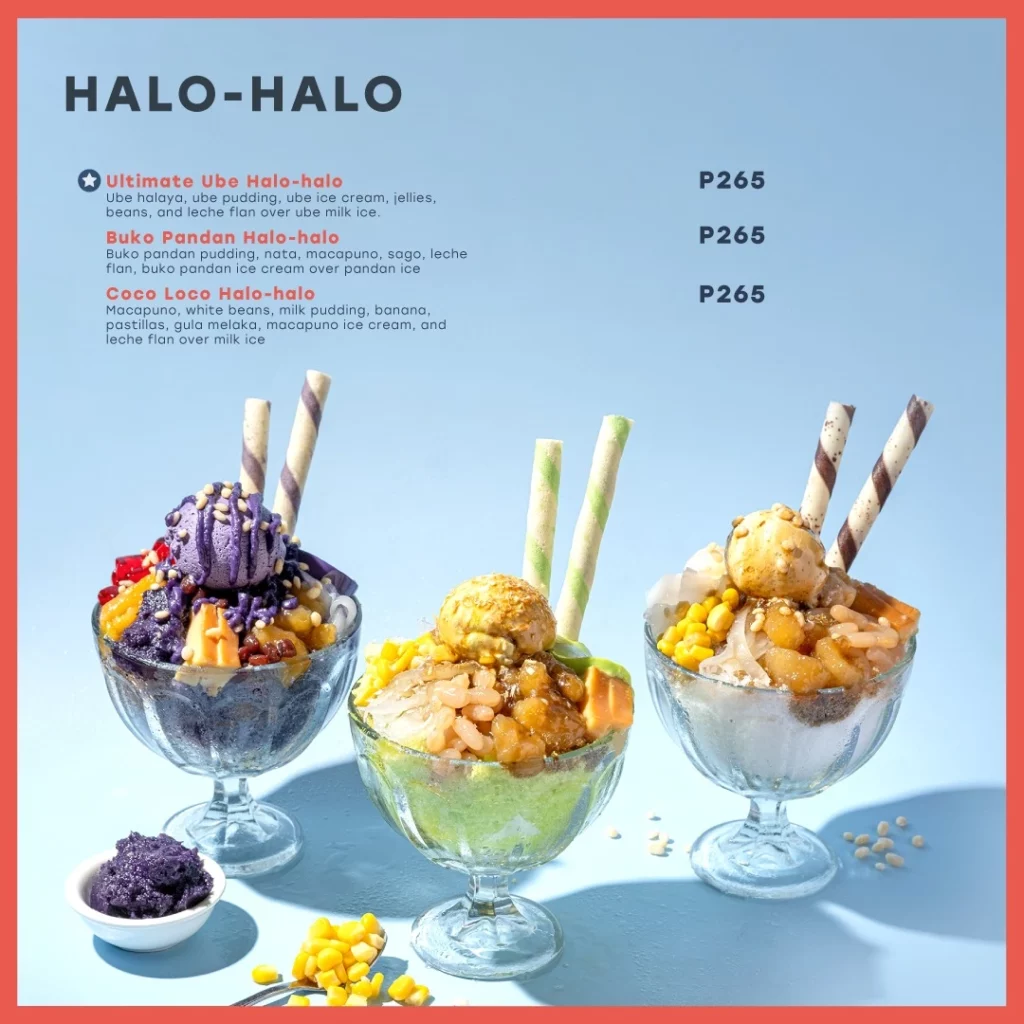 Scout's Honor menu halo halo