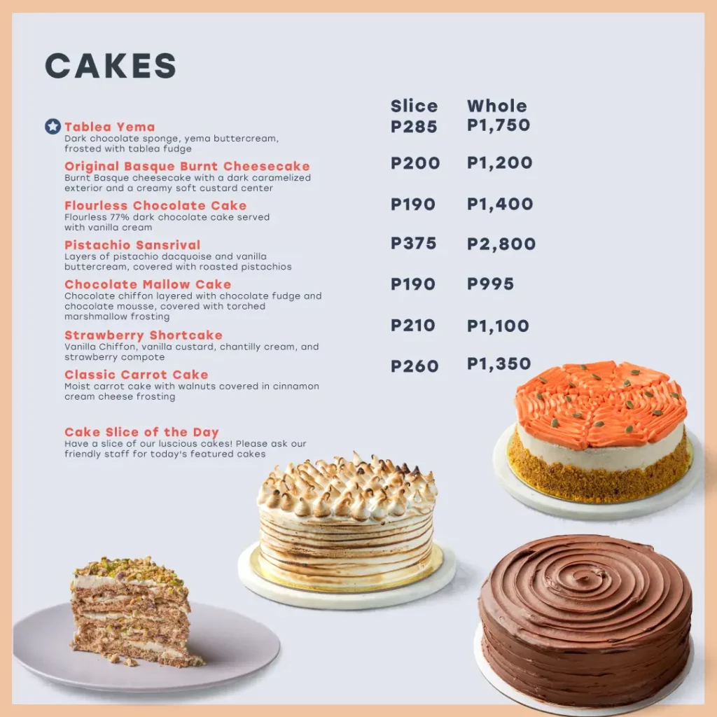 Scout's Honor cakes prices