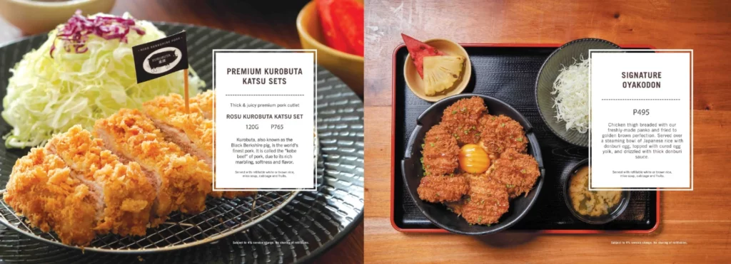 yabu premium kurobuta katsu sets