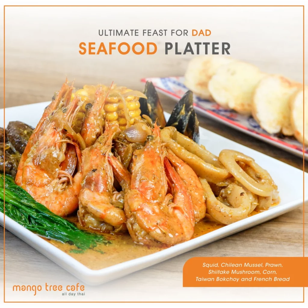 mango tree menu seafood platter