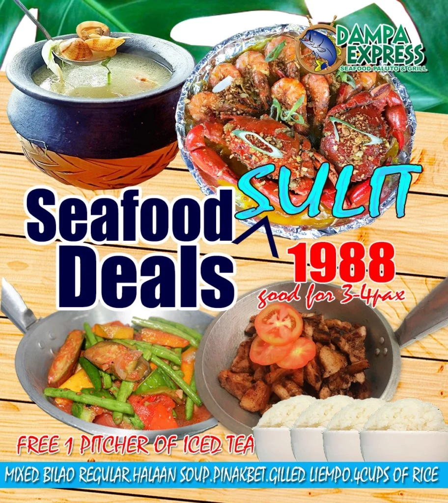 dampa express seafood deals