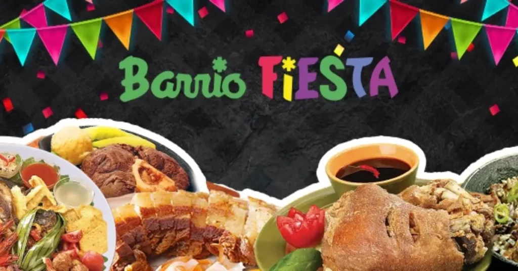 Barrio Fiesta Menu