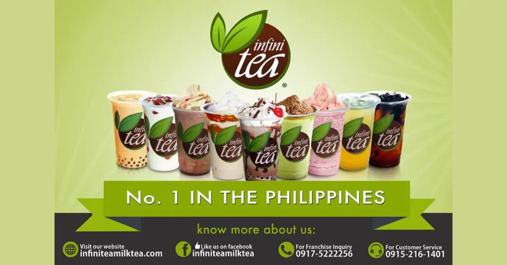 Infinitea menu