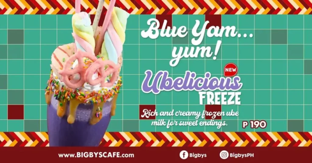 Bigby's Menu