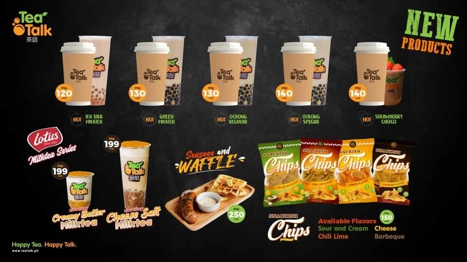 teatalk hot drinks prices