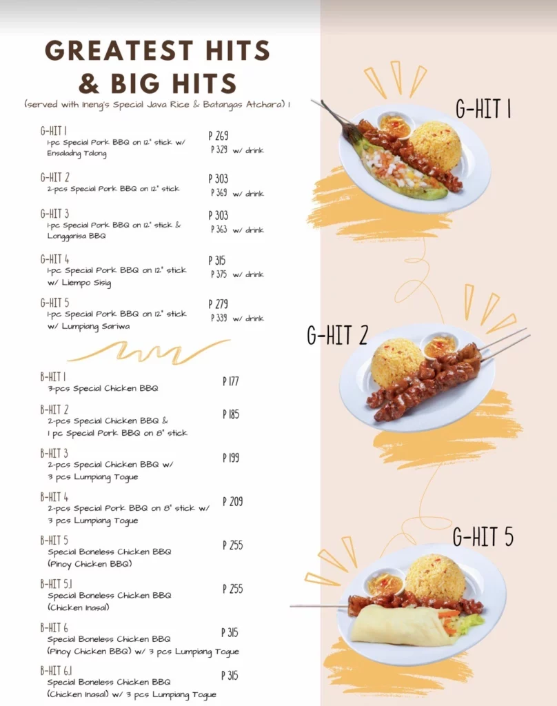 ineng's ph menu