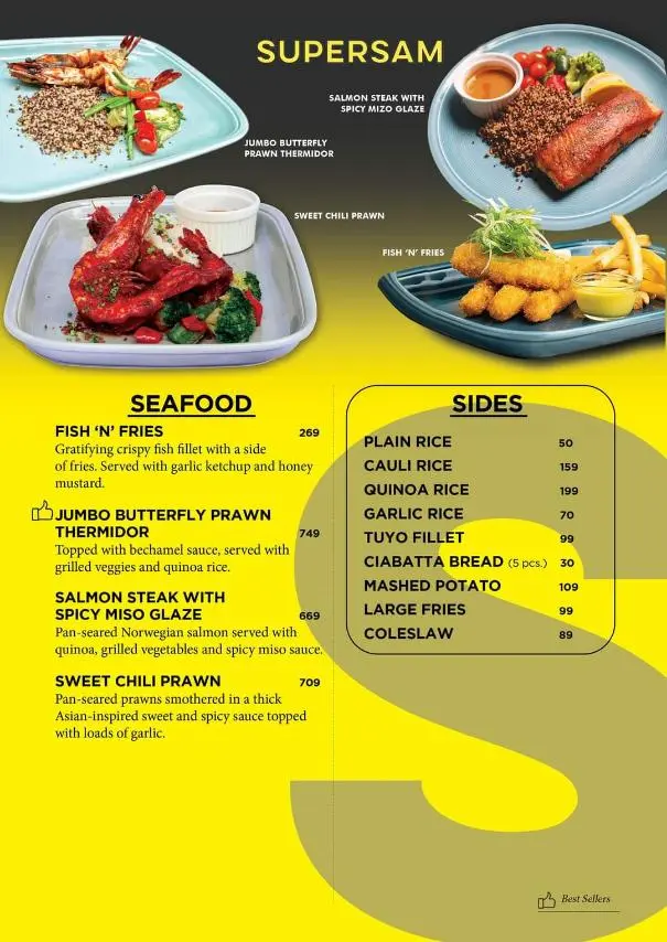 Supersam seafood & sides 