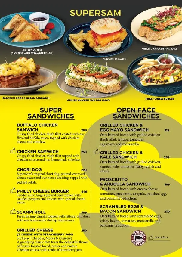 Supersam sandwiches