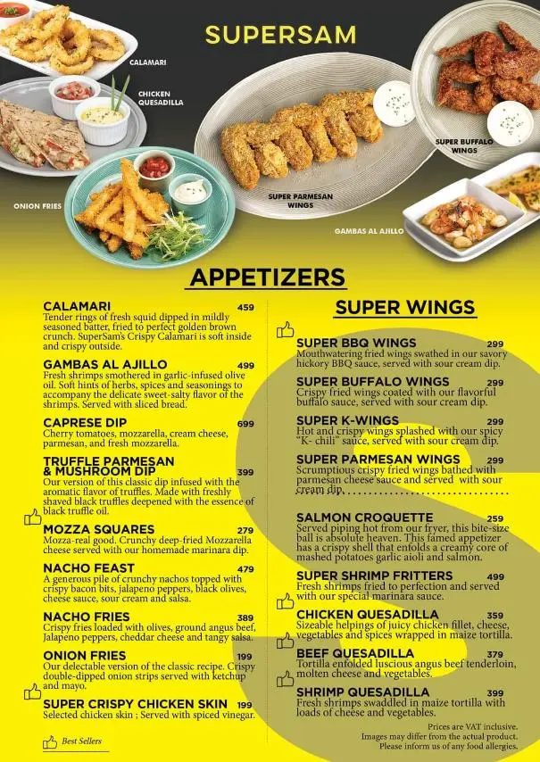 Supersam Appetizers