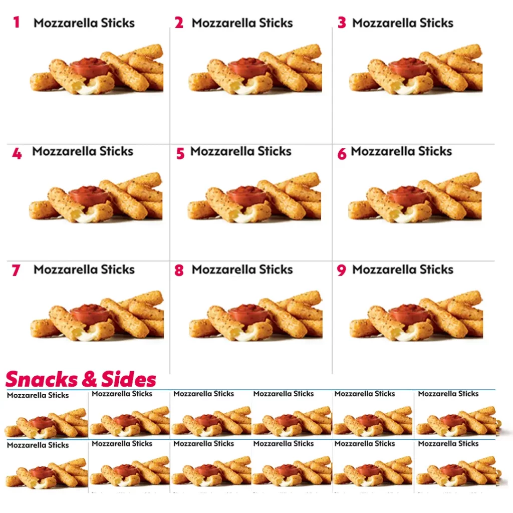 Sonic Mozarella Sticks