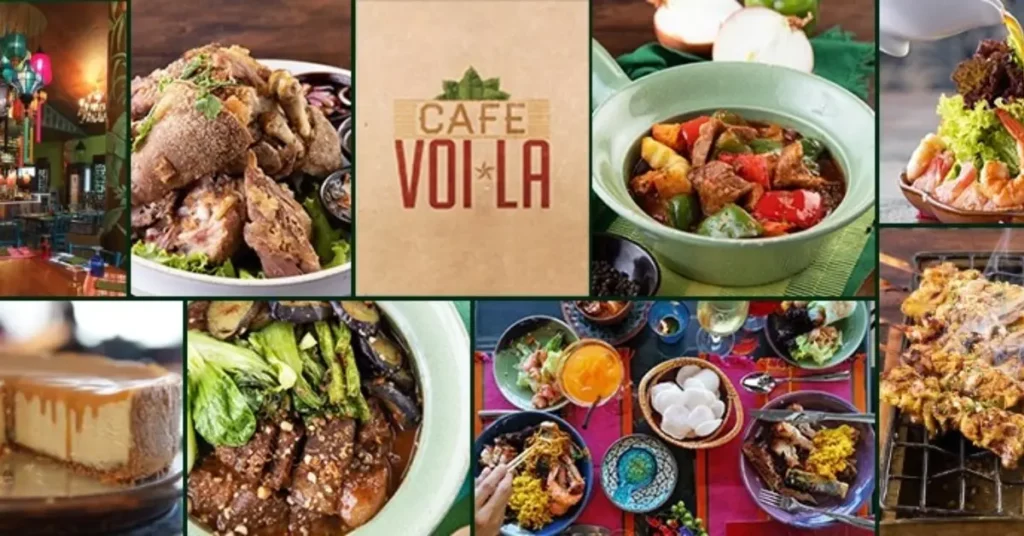 Cafe Voila Menu