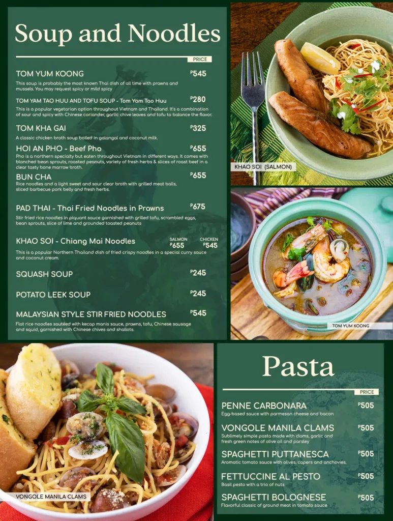 Cafe Voi La Soup & Noodle Prices