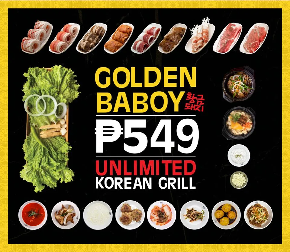 Golden Baboy Menu