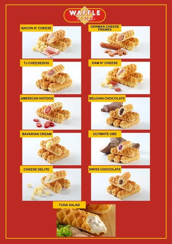 Waffle Time Menu