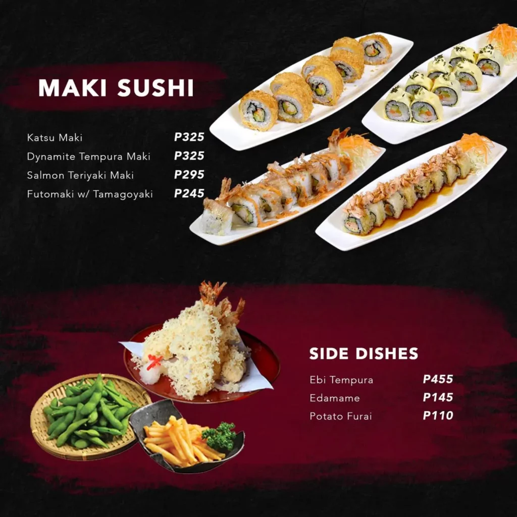 katsu sora maki sushi prices