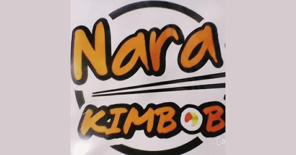 Nara Kimbob Menu