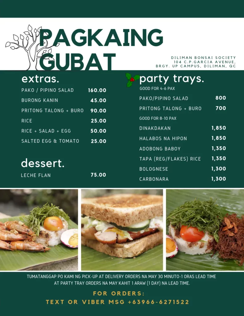 Gubat Ph Menu