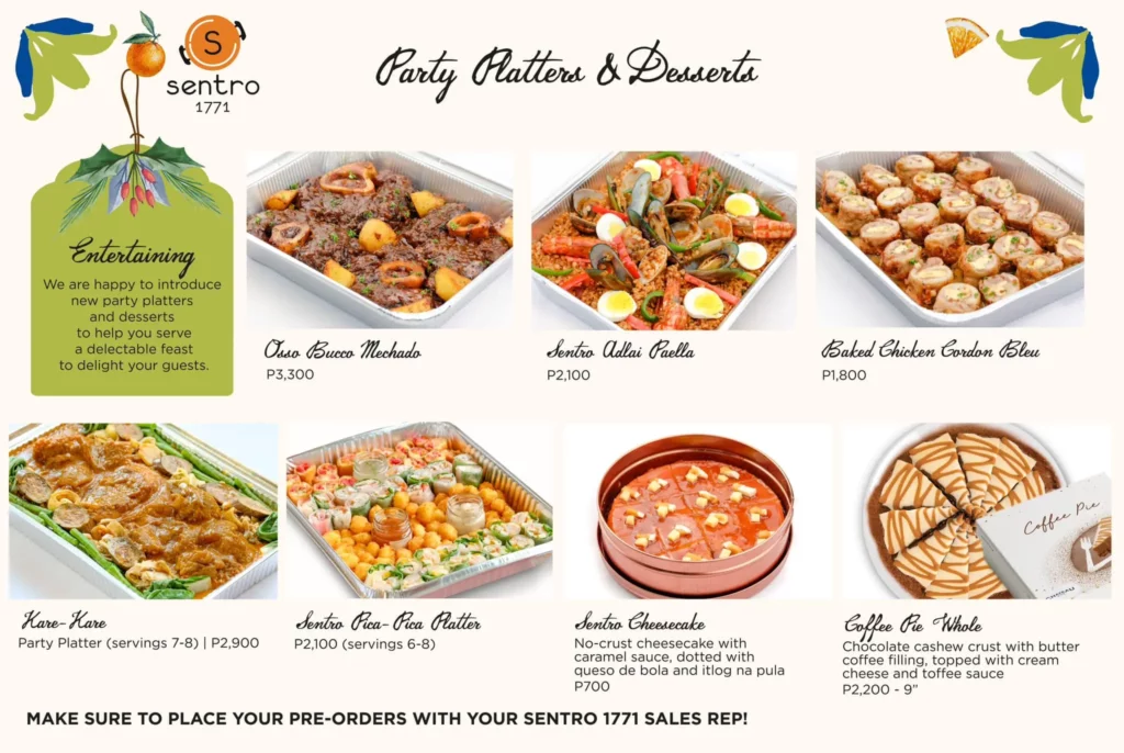 Sentro Party Platters