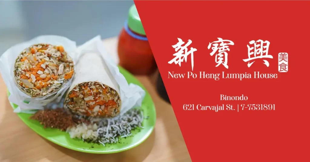 New Po Heng Lumpia House Menu