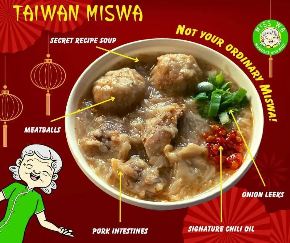 Miss Wa Noodles & Rice Menu Items