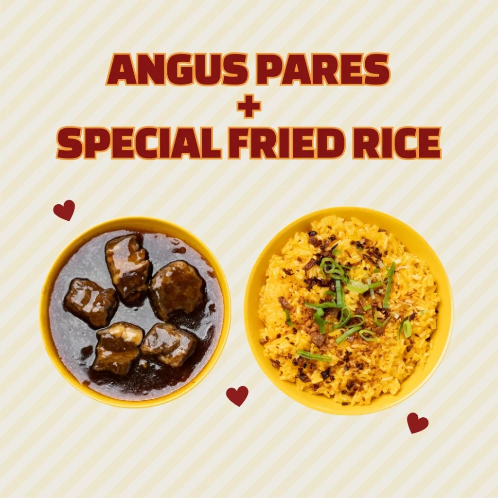 angus pares menu items