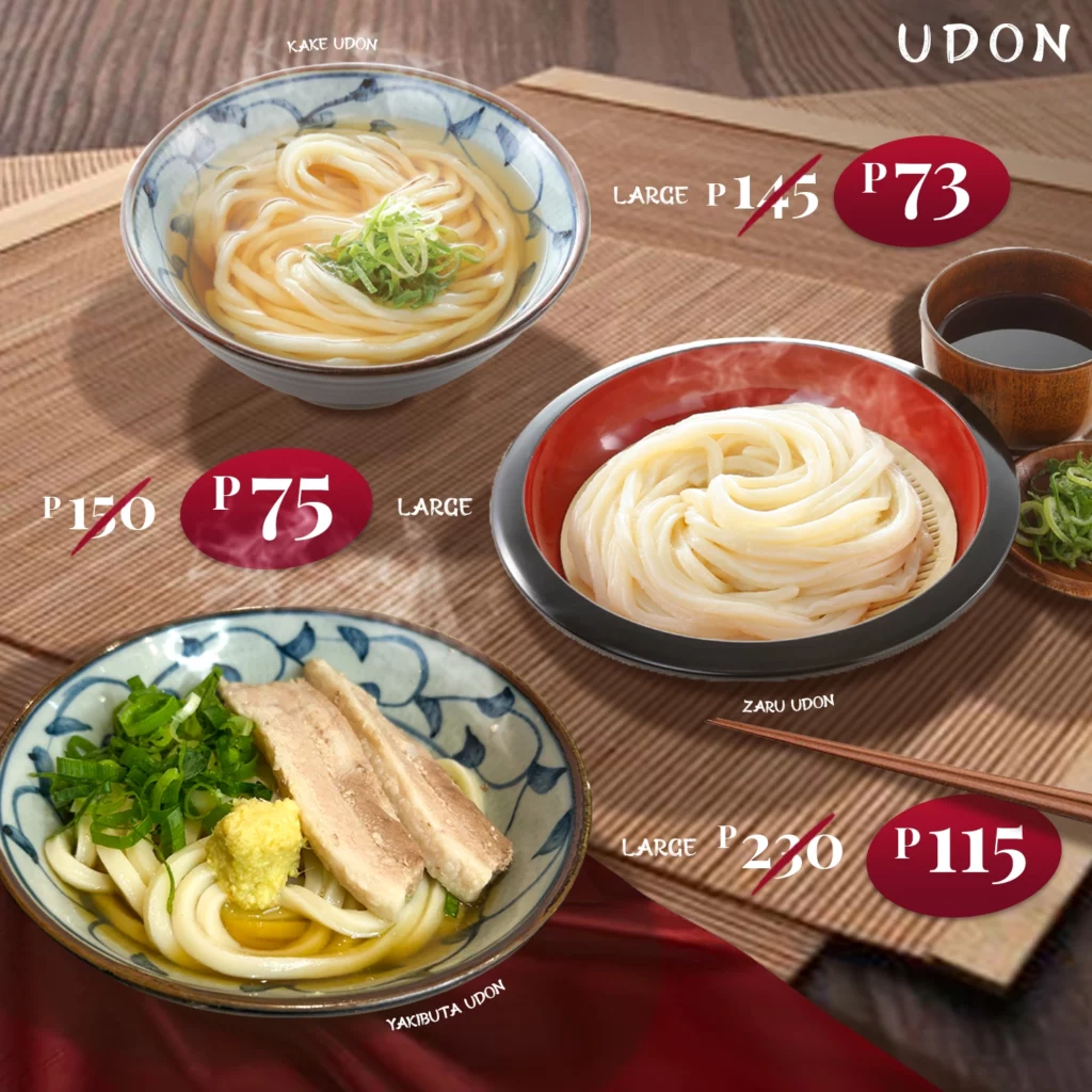 Tsurumaru Udon x Tempura Manila Menu Item