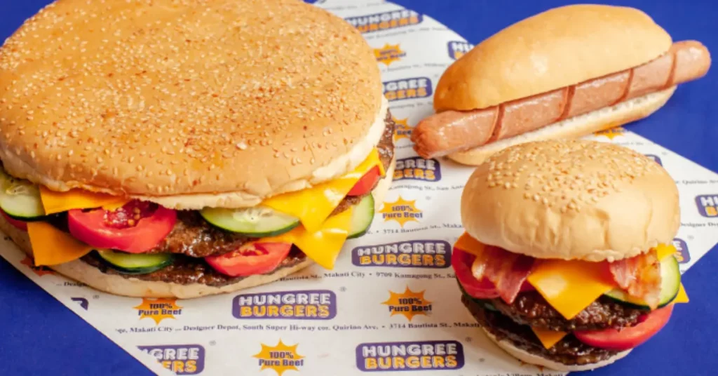 hungree burgers menu