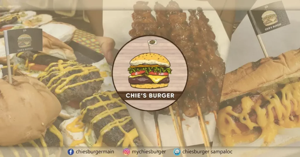 chie's burger menu