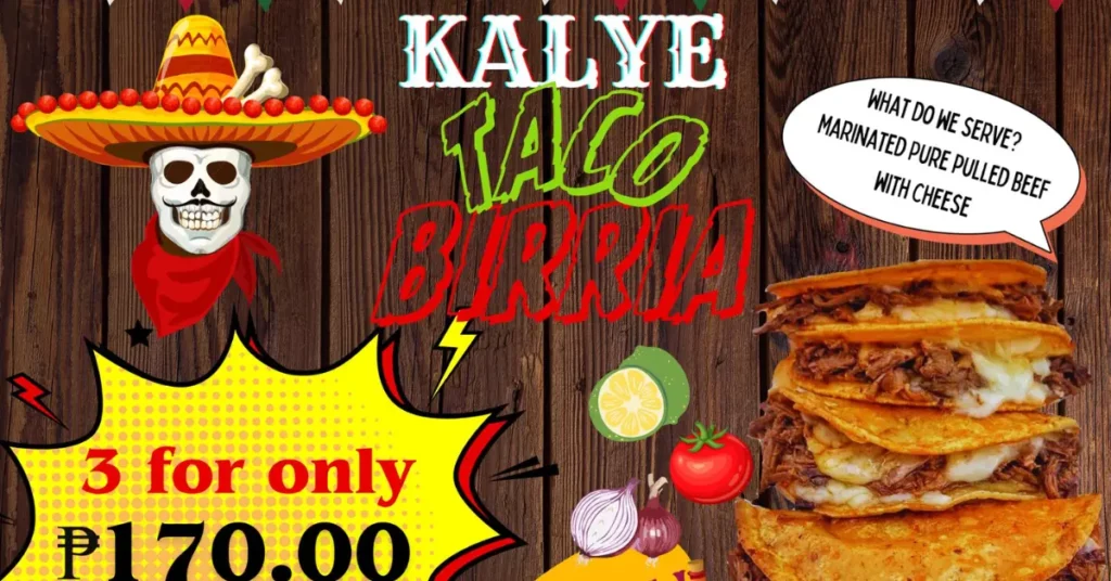 kalye burger menu