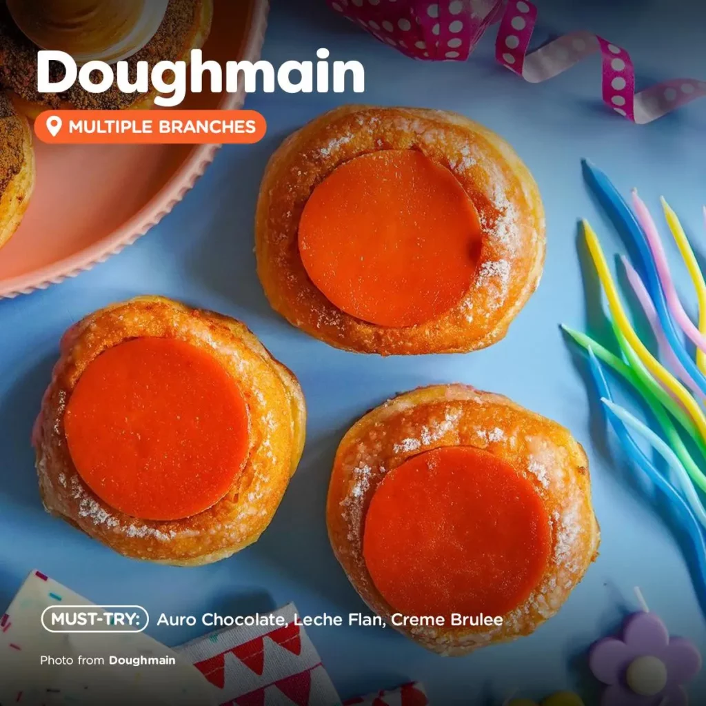 Doughmain Menu Items