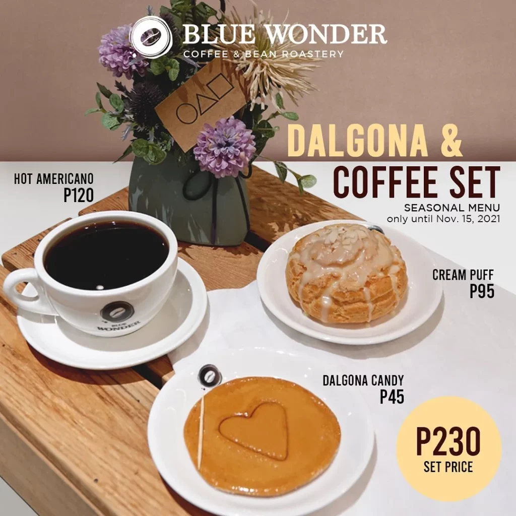 blue wonder menu items